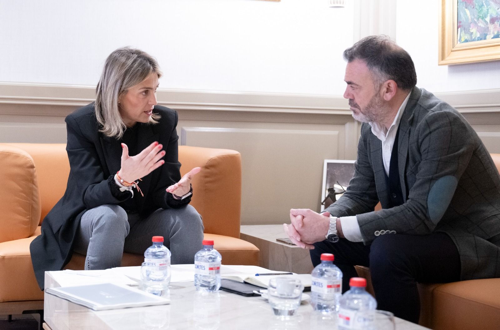 Reunió de Marta Barrachina amb el conseller de Presidència