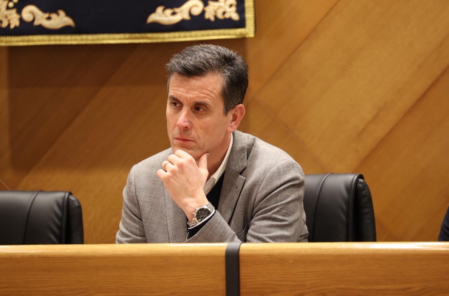 El regidor d'Hisenda de Borriana en el ple