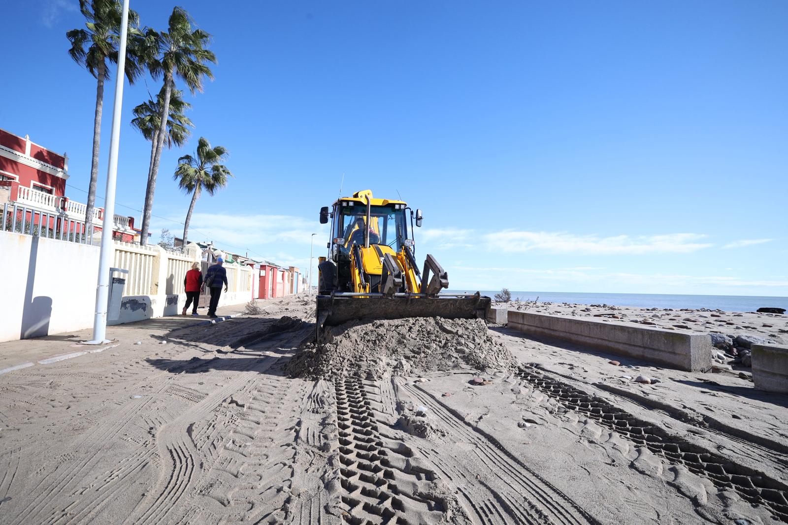 Conseqüències del pas de la borrasca Harry a Borriana