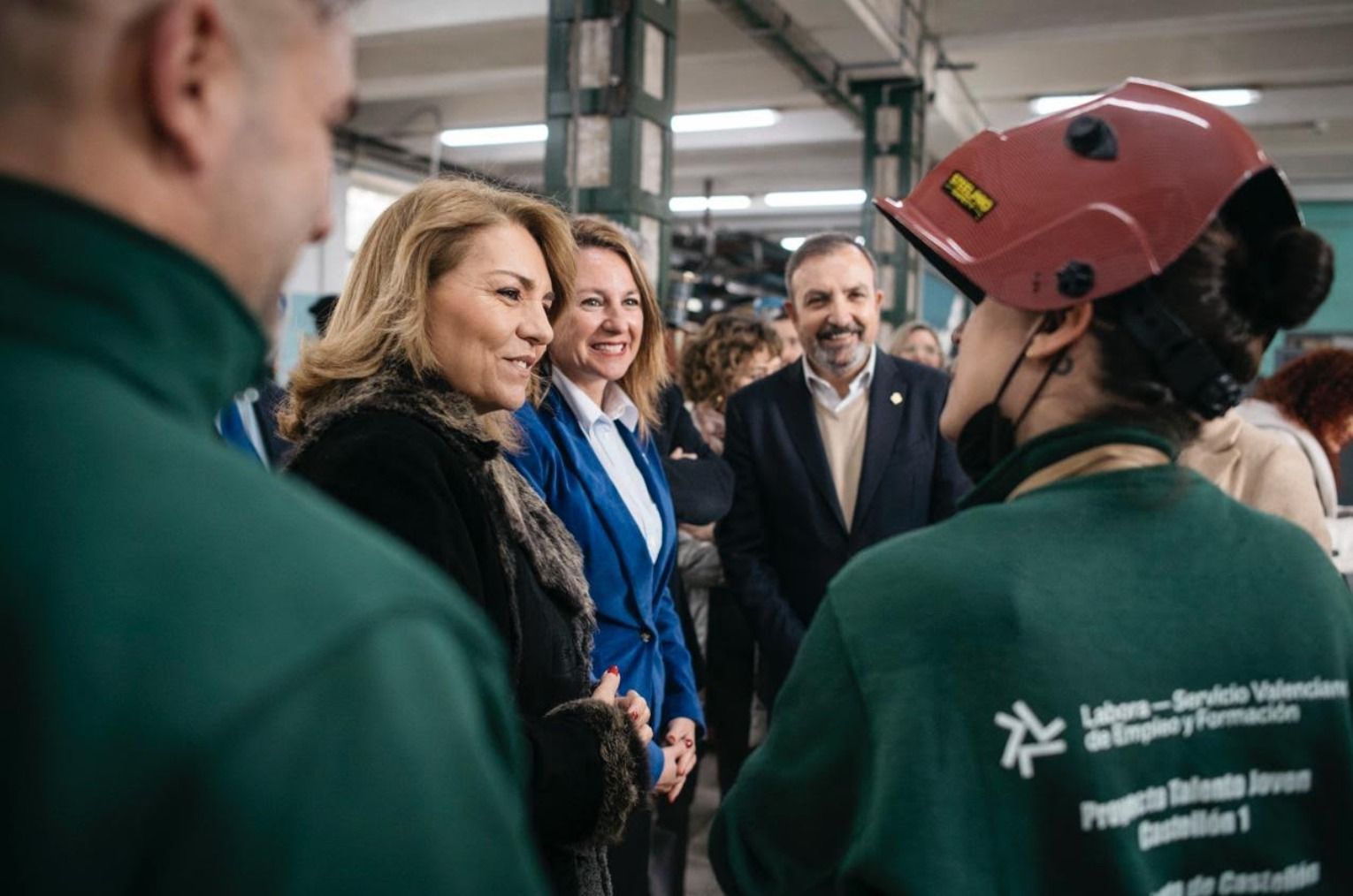 Visita de Camarero i Carrasco al centre de formació d'ocupació de Castelló