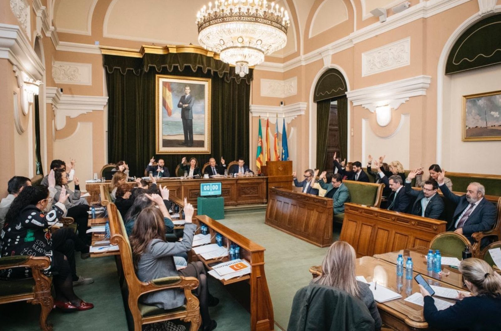 Pleno de enero en el Ayuntamiento de Castellón