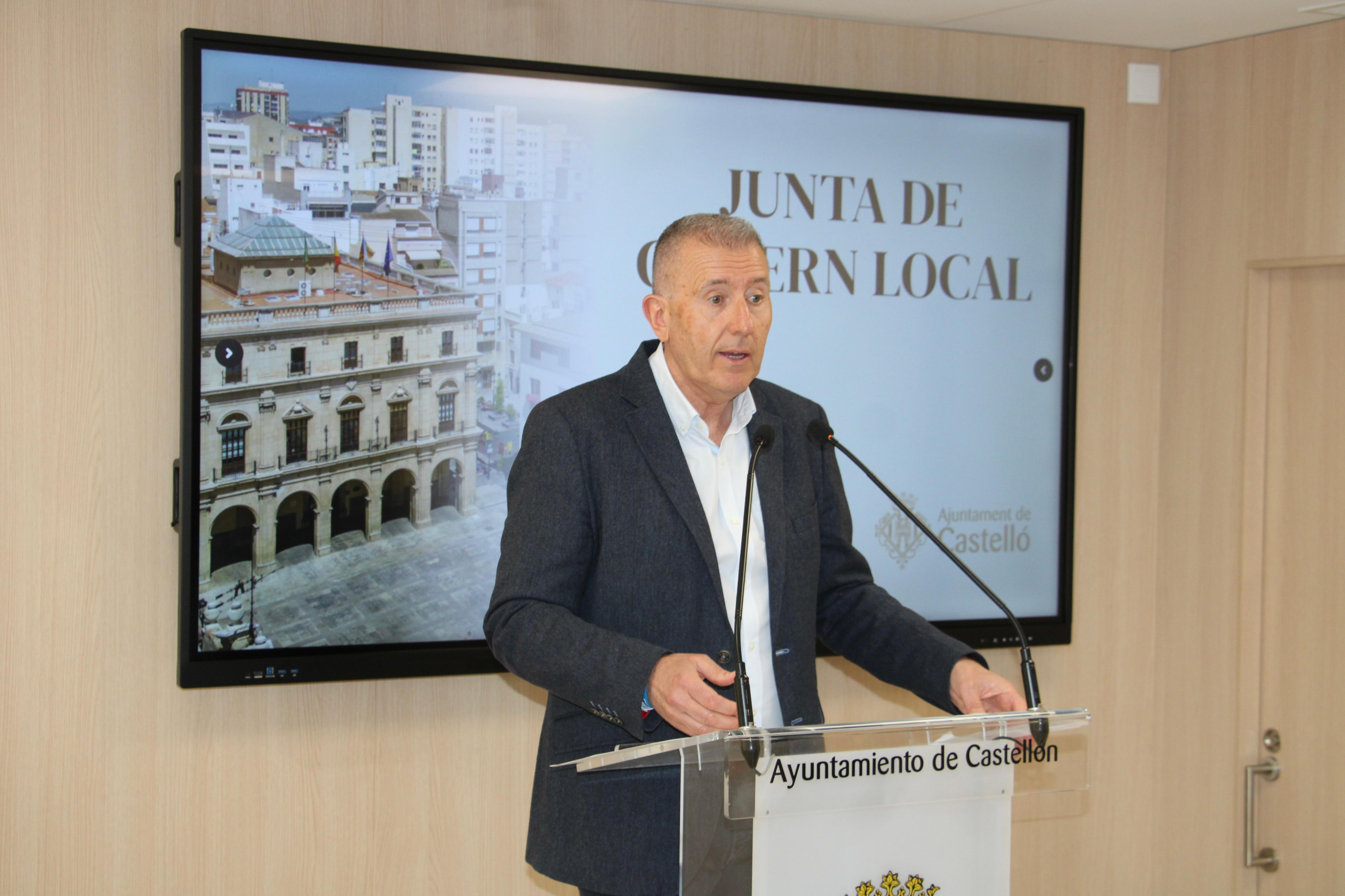 El regidor portaveu de l'equip de govern, Vicent Sales El regidor portaveu de l'equip de govern, Vicent Sales
