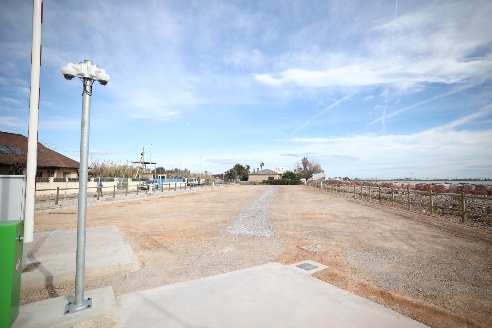 Burriana finalitza les obres del parking de caravanes de la Serratella Burriana finalitza les obres del parking de caravanes de la Serratella