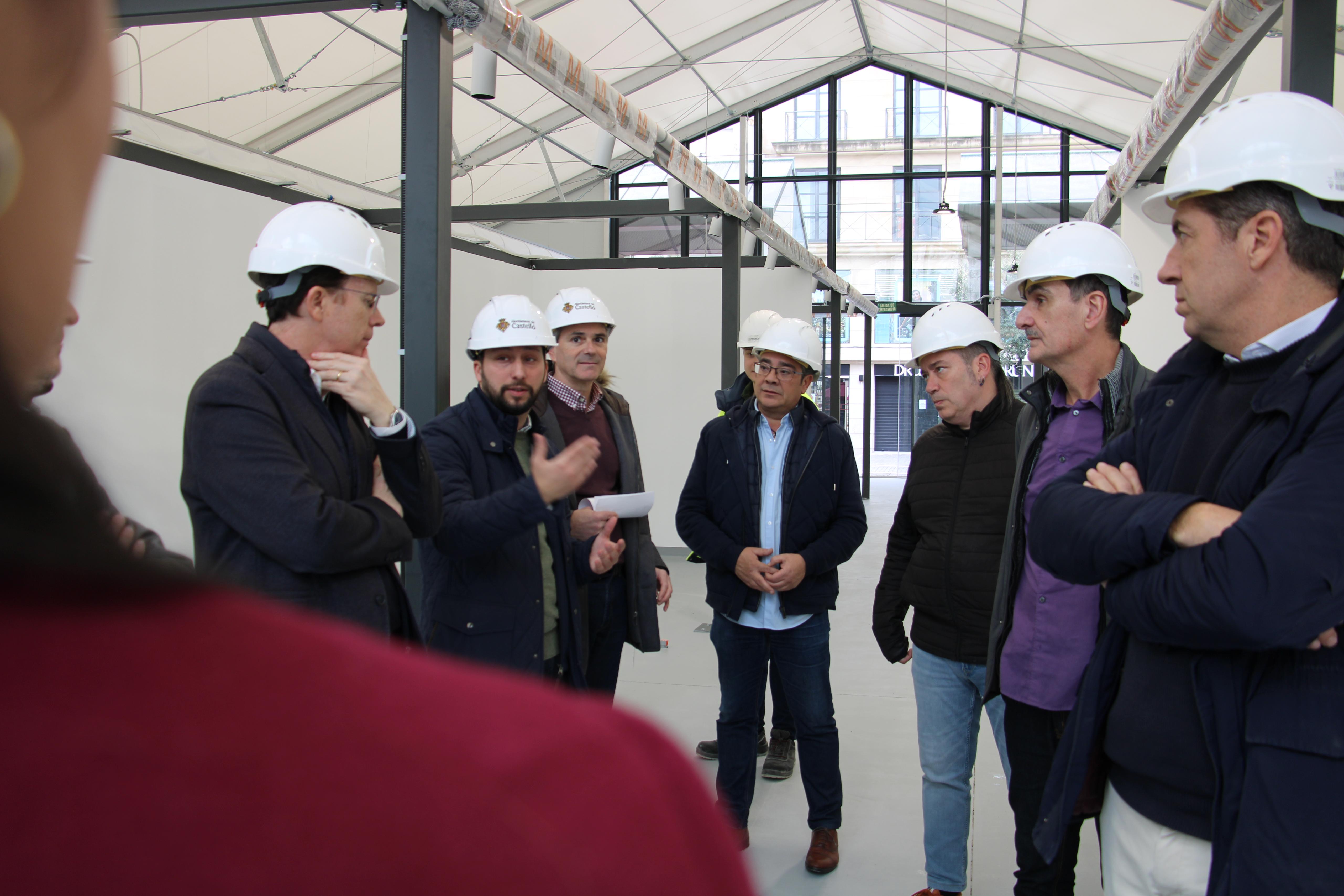 Vista al mercat provisional de Santa Clara Vista al mercat provisional de Santa Clara