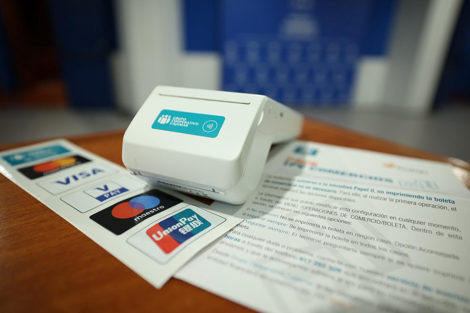 TPV per al pagament amb targeta en el Teatre Payà de Borriana