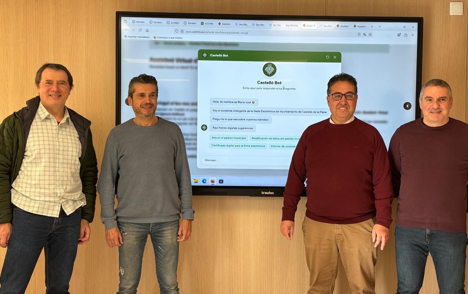 Presentació de l'assistent virtual d'IA en la web de l'Ajuntament de Castelló