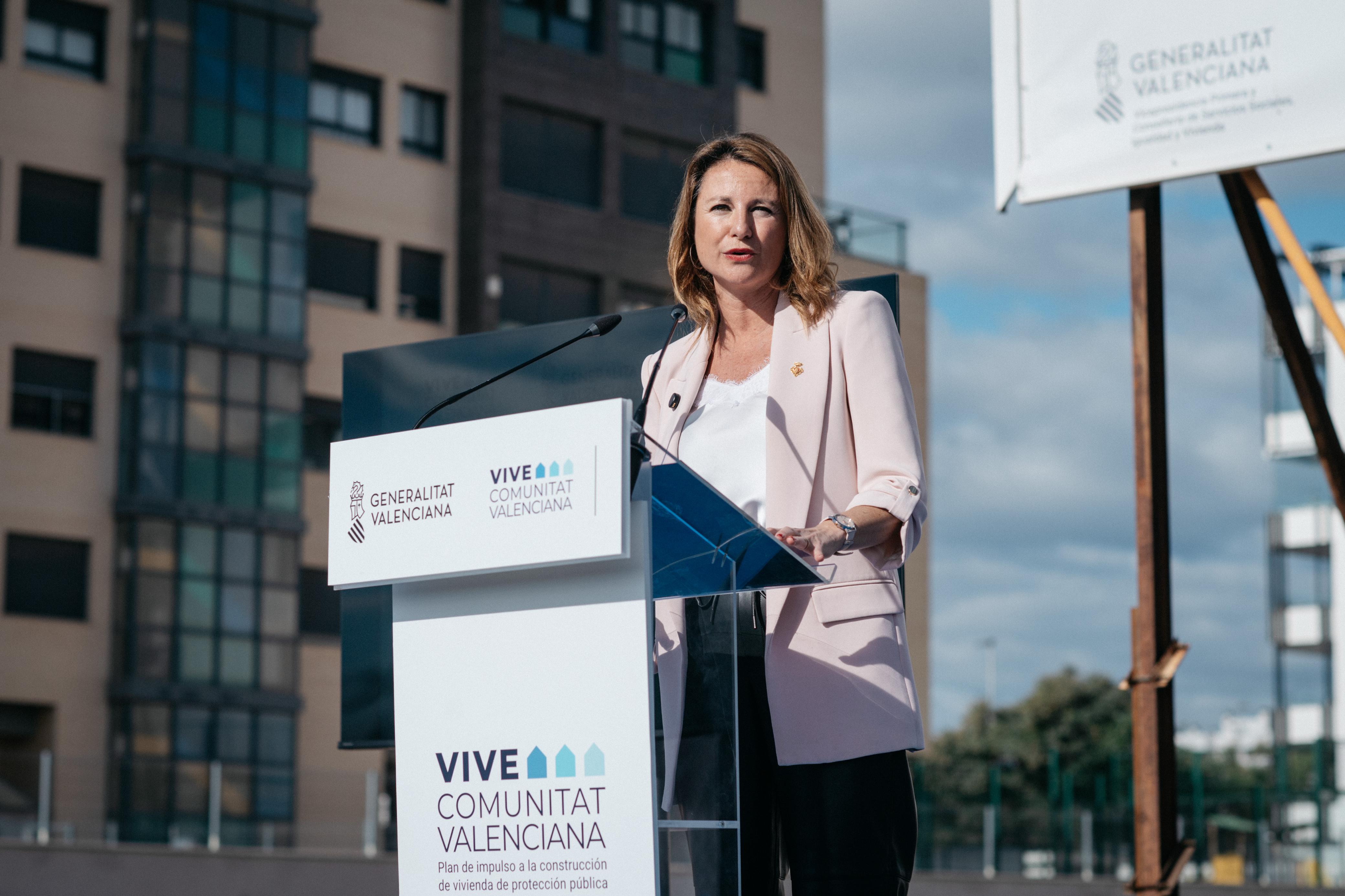 Begoña Carrasco intervé en l'acte del Pla Viu en Castelló