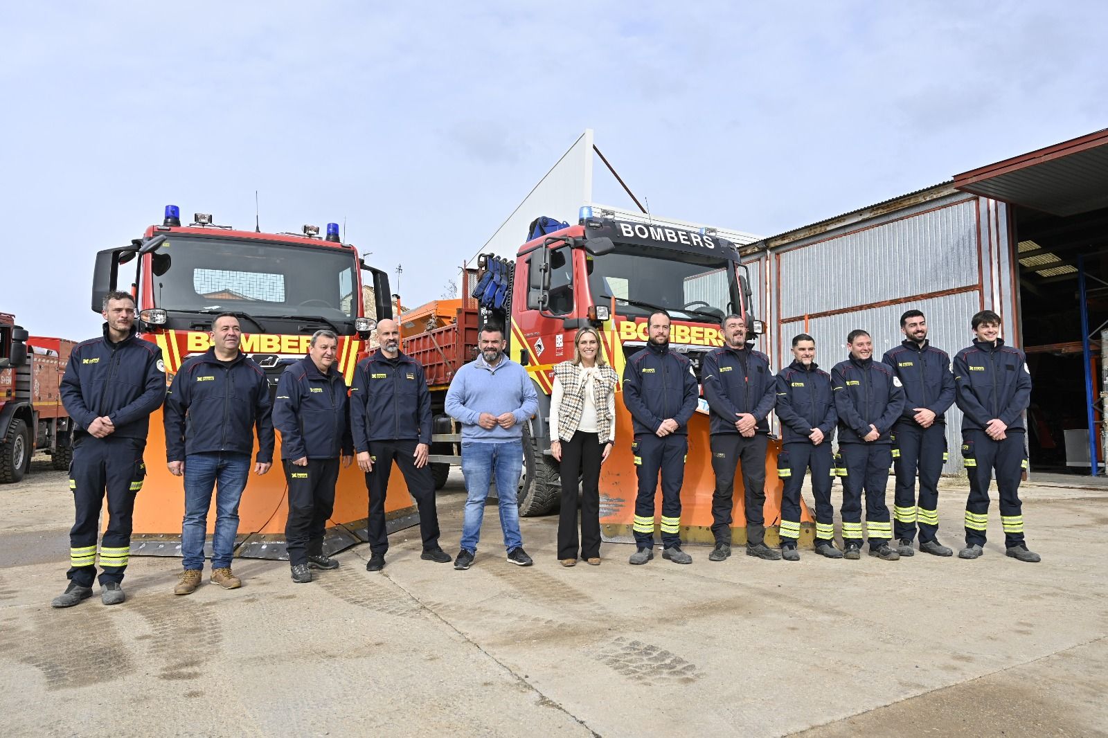 Presentació de nous camions de bombers a Castelló Presentació de nous camions de bombers a Castelló