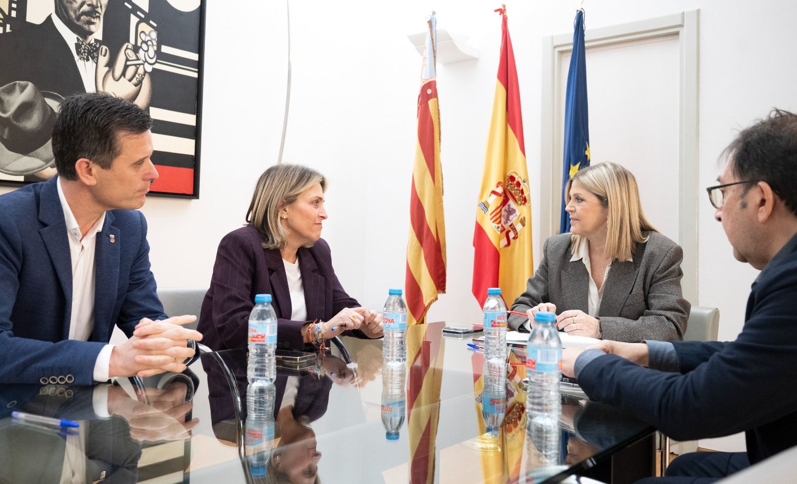 Reunió de Barrachina amb la consellera Carme Ortí