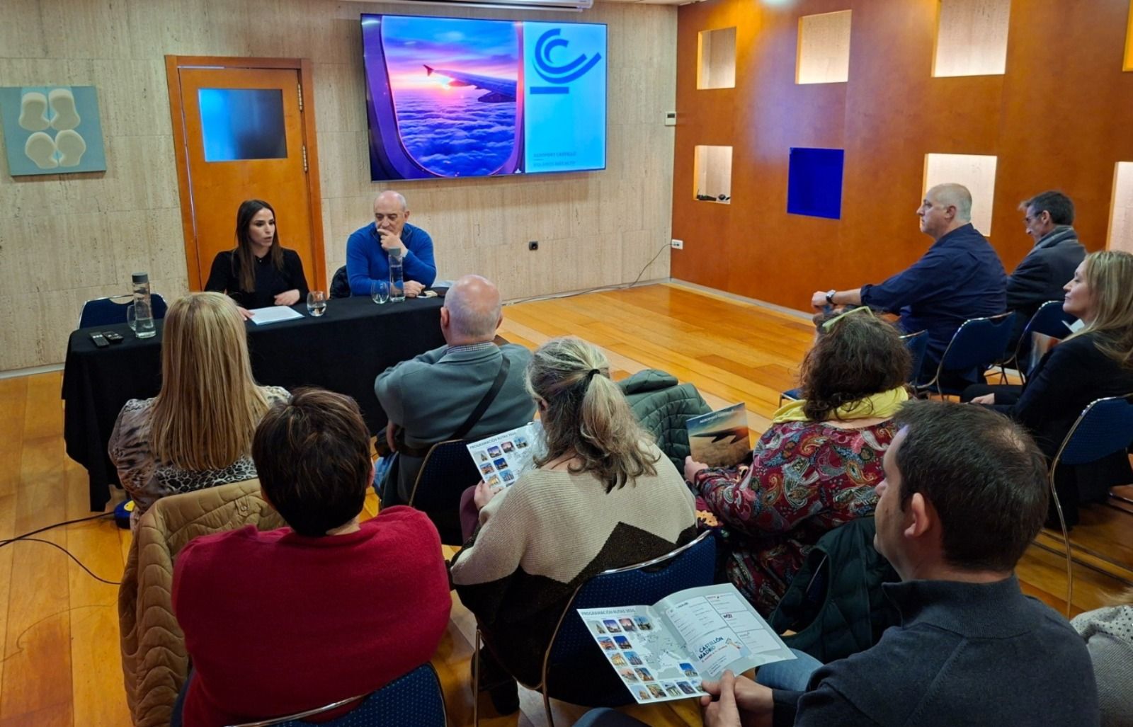 Reunió de l'aeroport amb les agències de viatge de Castelló Reunió de l'aeroport amb les agències de viatge de Castelló