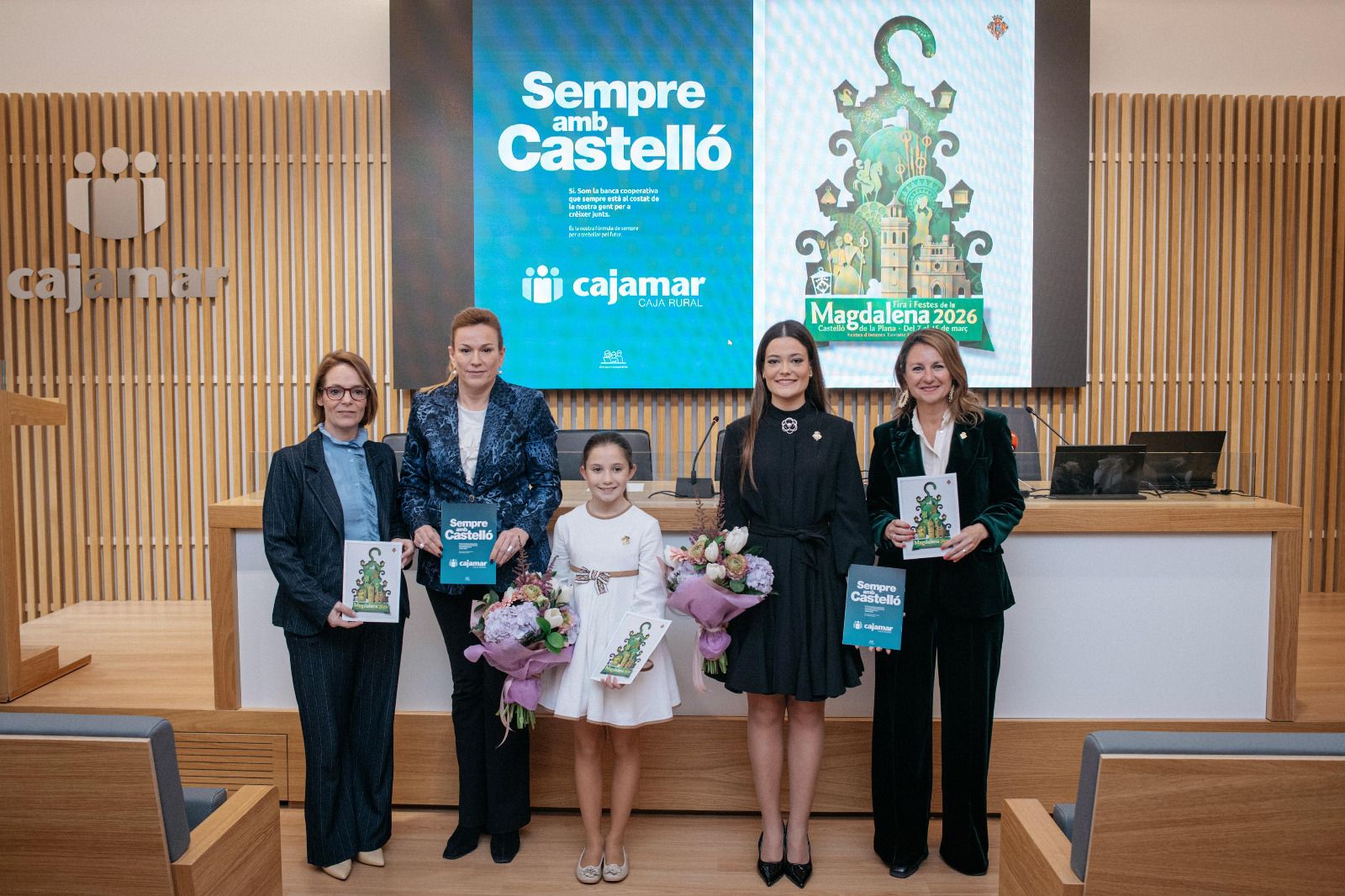 Presentació del Llibret de la Magdalena 2026 en la seu de Cajamar en Castelló Presentació del Llibret de la Magdalena 2026 en la seu de Cajamar en Castelló