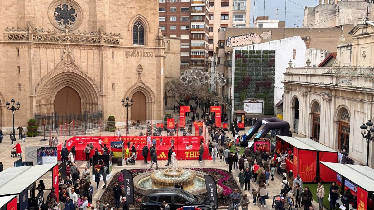 Fan zone en la Plaça Major de Castelló