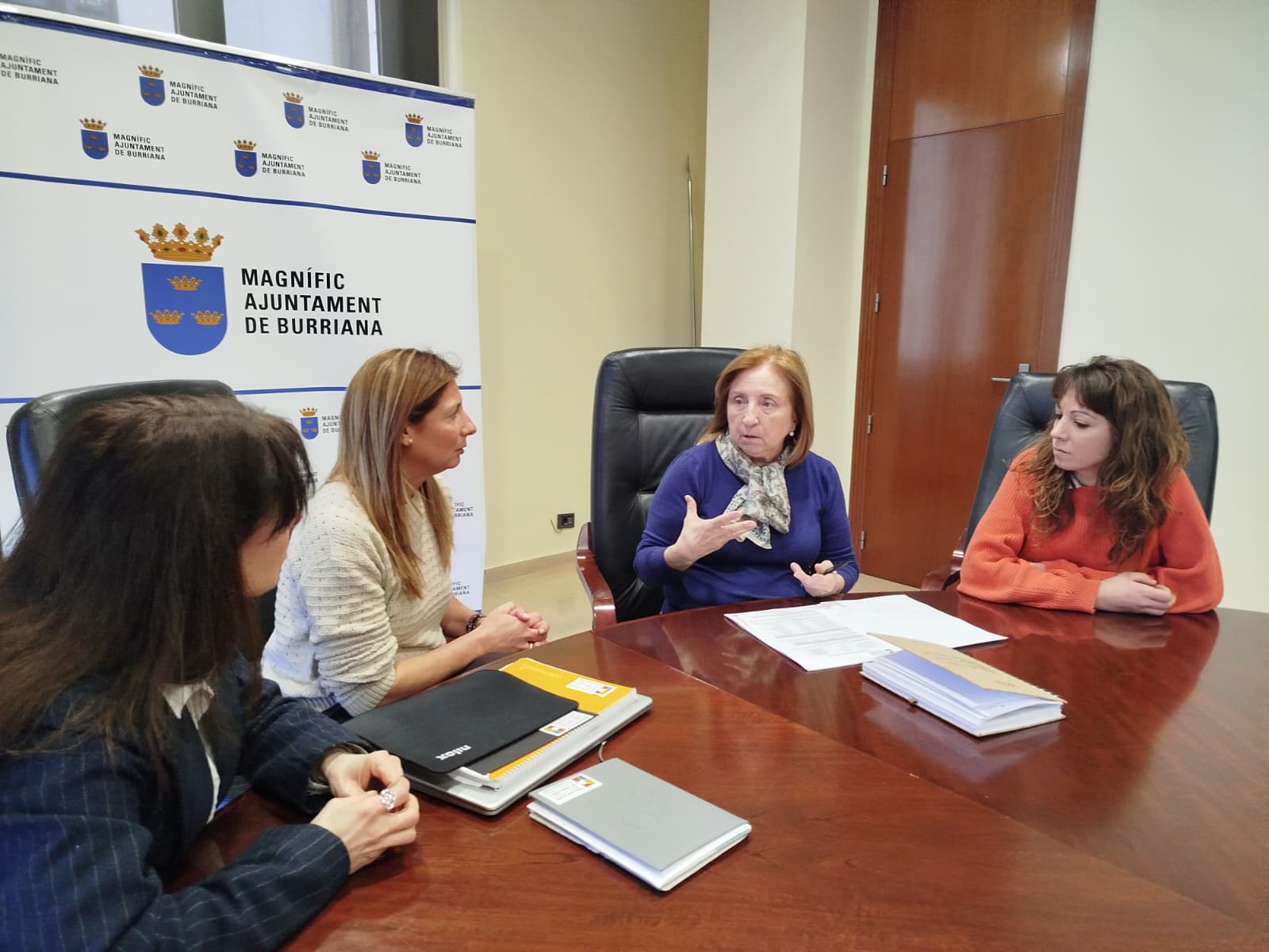 La regidoria d'Ocupació, i el Consorci del Pacte Ceràmic a l'Ajuntament de Borriana La regidoria d'Ocupació, i el Consorci del Pacte Ceràmic a l'Ajuntament de Borriana