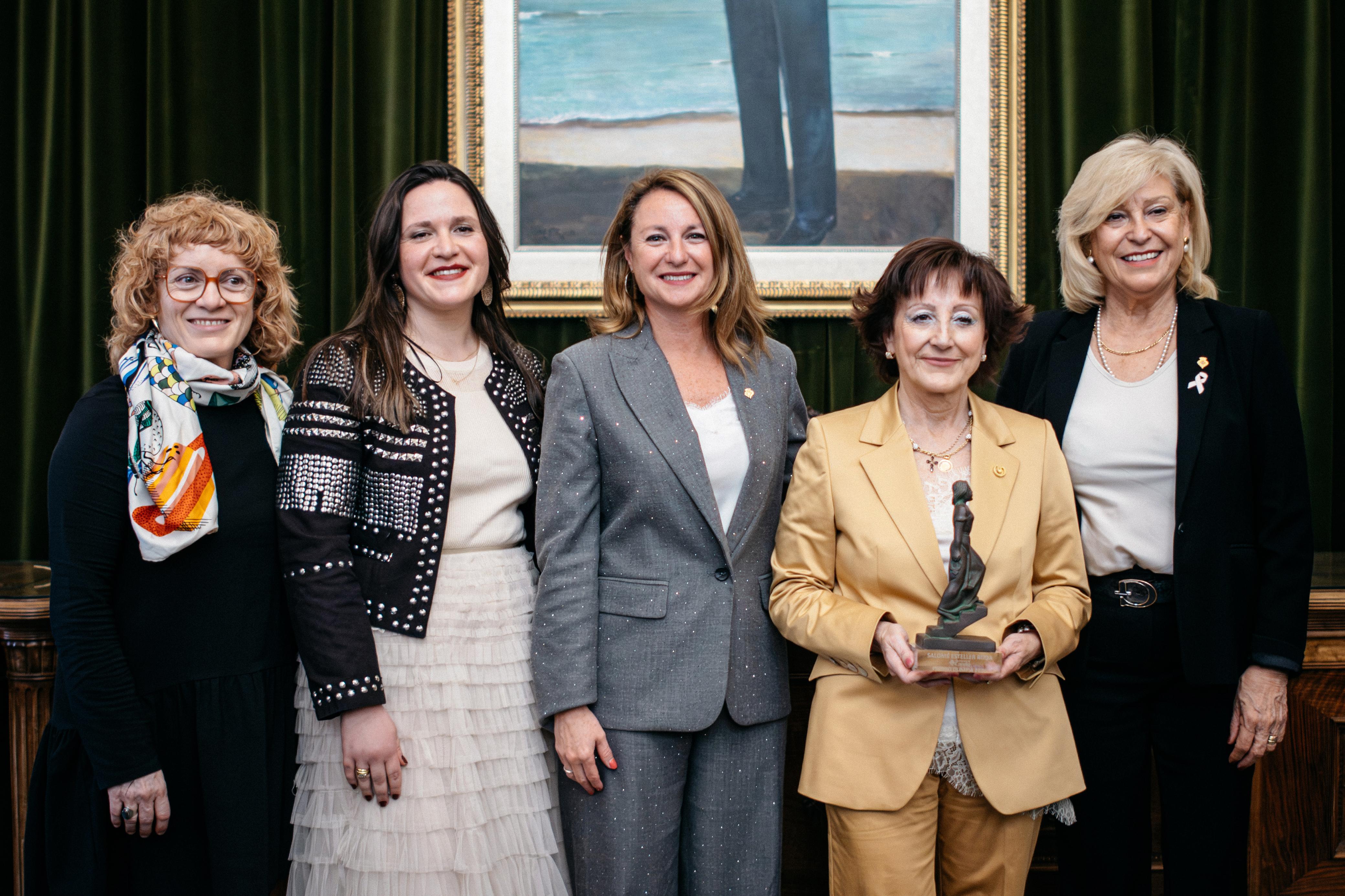 Castelló celebra el Dia Internacional de la Dona amb el lliurament del Premi Olímpia a Salomé Esteller