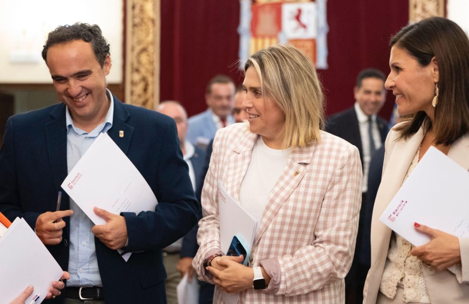 Marta Barrachina i el diputat José Mª Andrés Marta Barrachina i el diputat José Mª Andrés