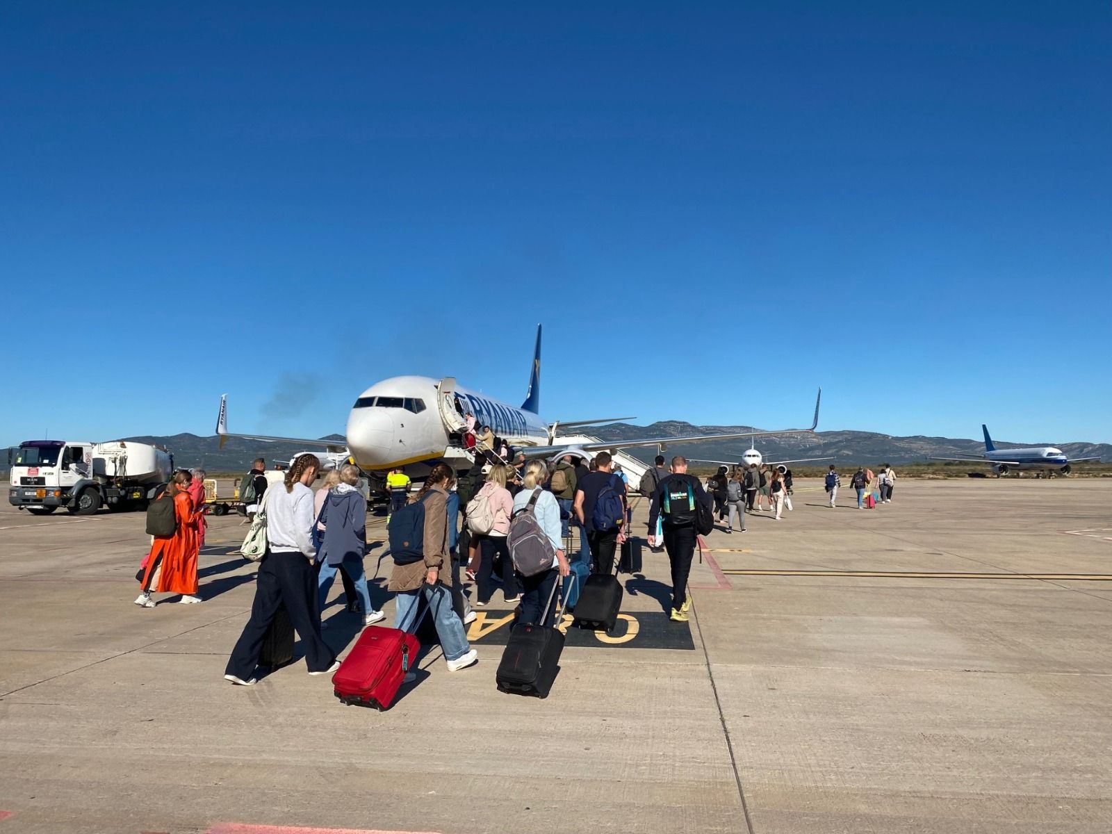 Viatgers a l'aeroport de Castelló Viatgers a l'aeroport de Castelló