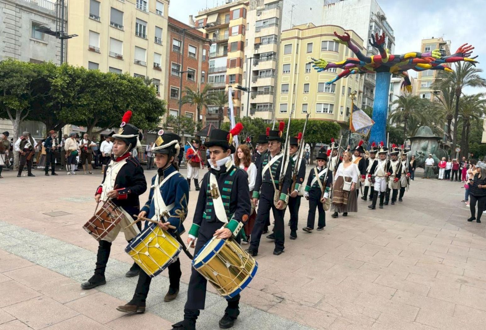 Desfilada de la Batalla del Pont dels Millars a Castelló Desfilada de la Batalla del Pont dels Millars a Castelló