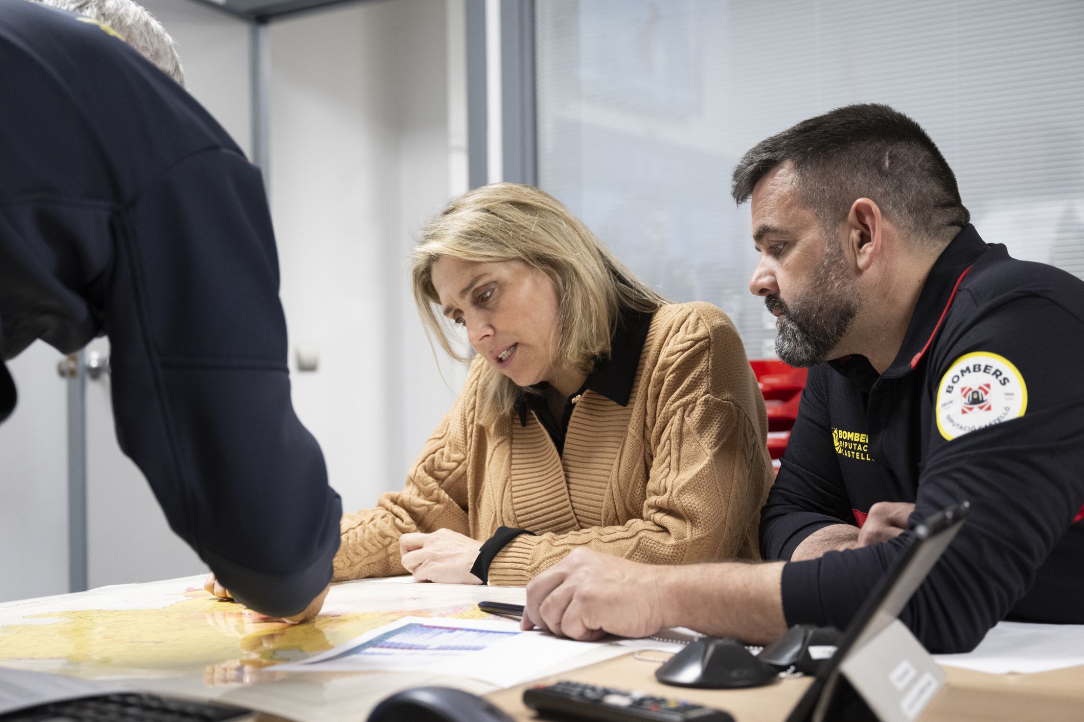 Presidenta Marta Barrachina i diputat David Vicente