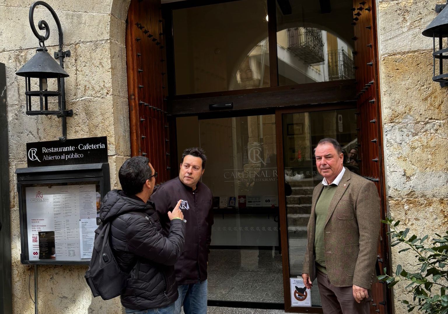 Visita a les obres Cardenal Ram 