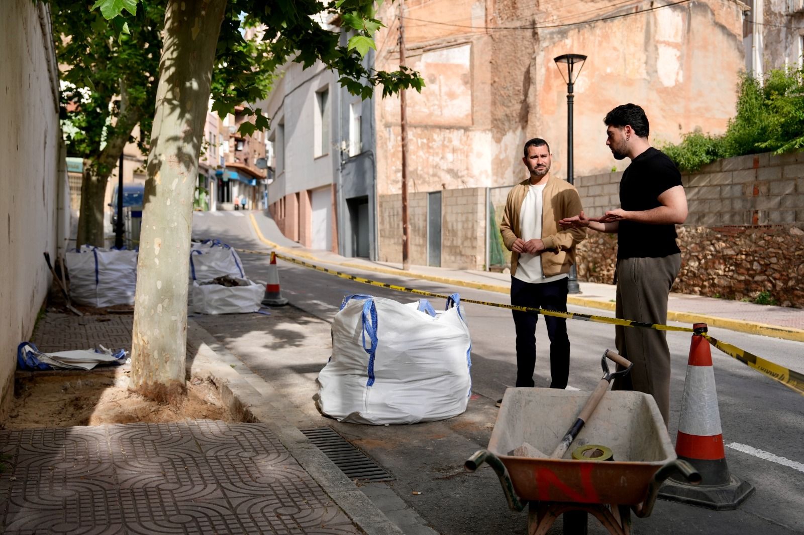 Obres al carrer La Bassa de l'Alcora