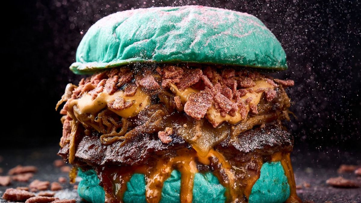 Burger Diamante Azul 