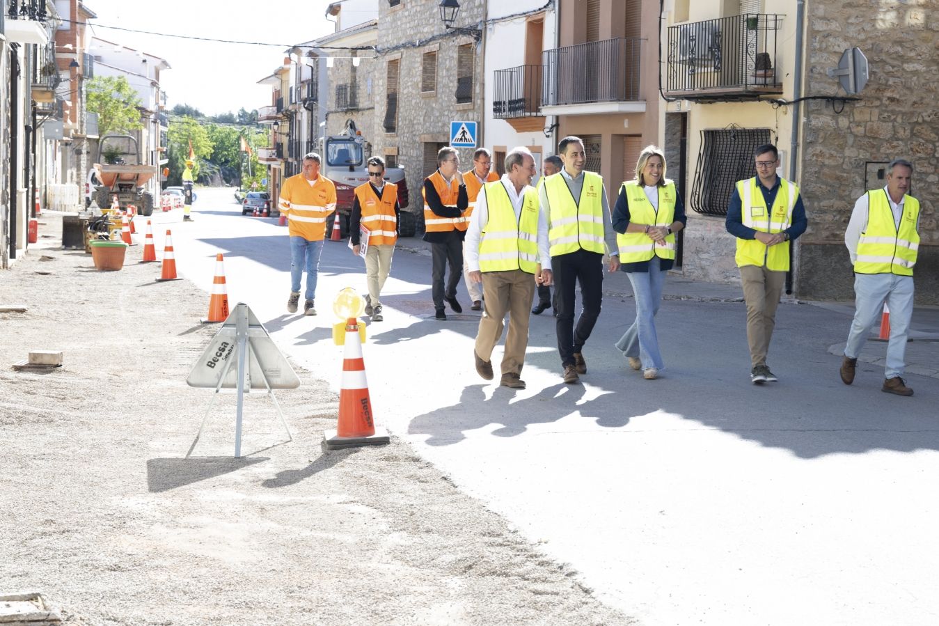 Visita de la Diputació