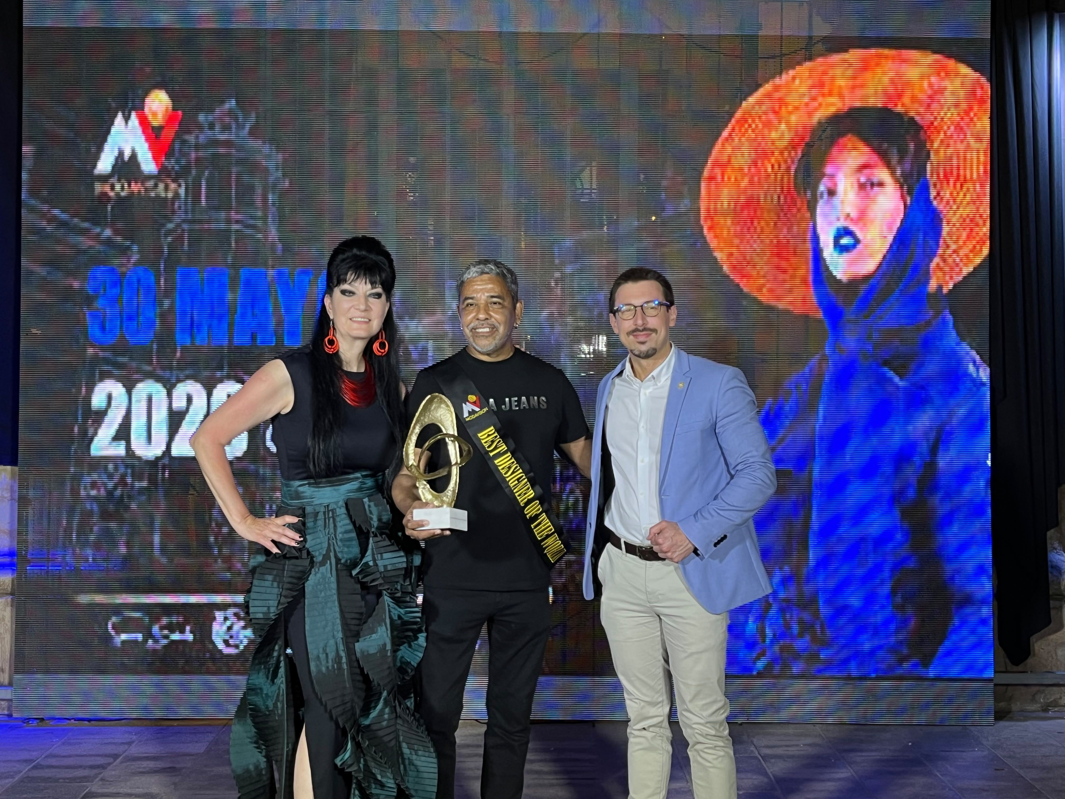 Vidal amb el guanyador de Modavisión 2026 Pedro Salero