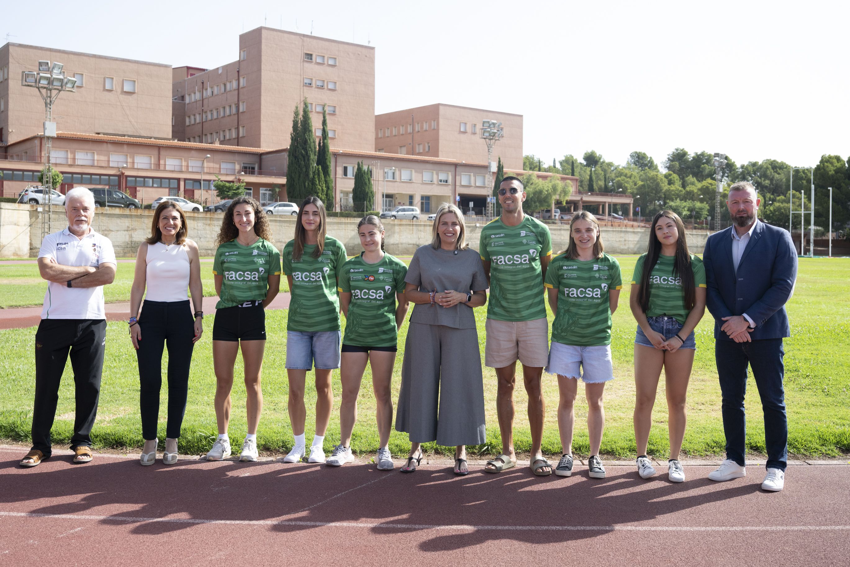 Marta Barrachina amb els esportistes