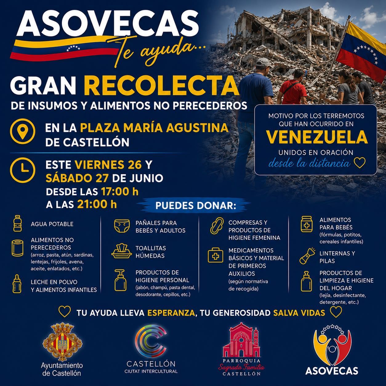 Ajuda per a Veneçuela