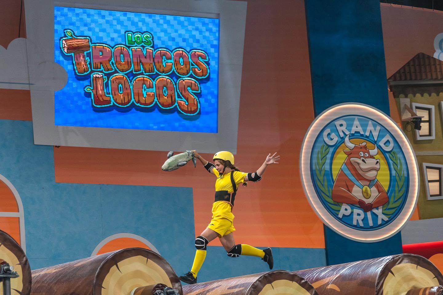 Los troncos locos, prova del Grand Prix 