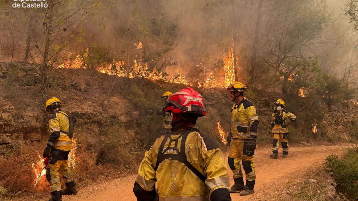 Incendi a la Vall d'Uixó