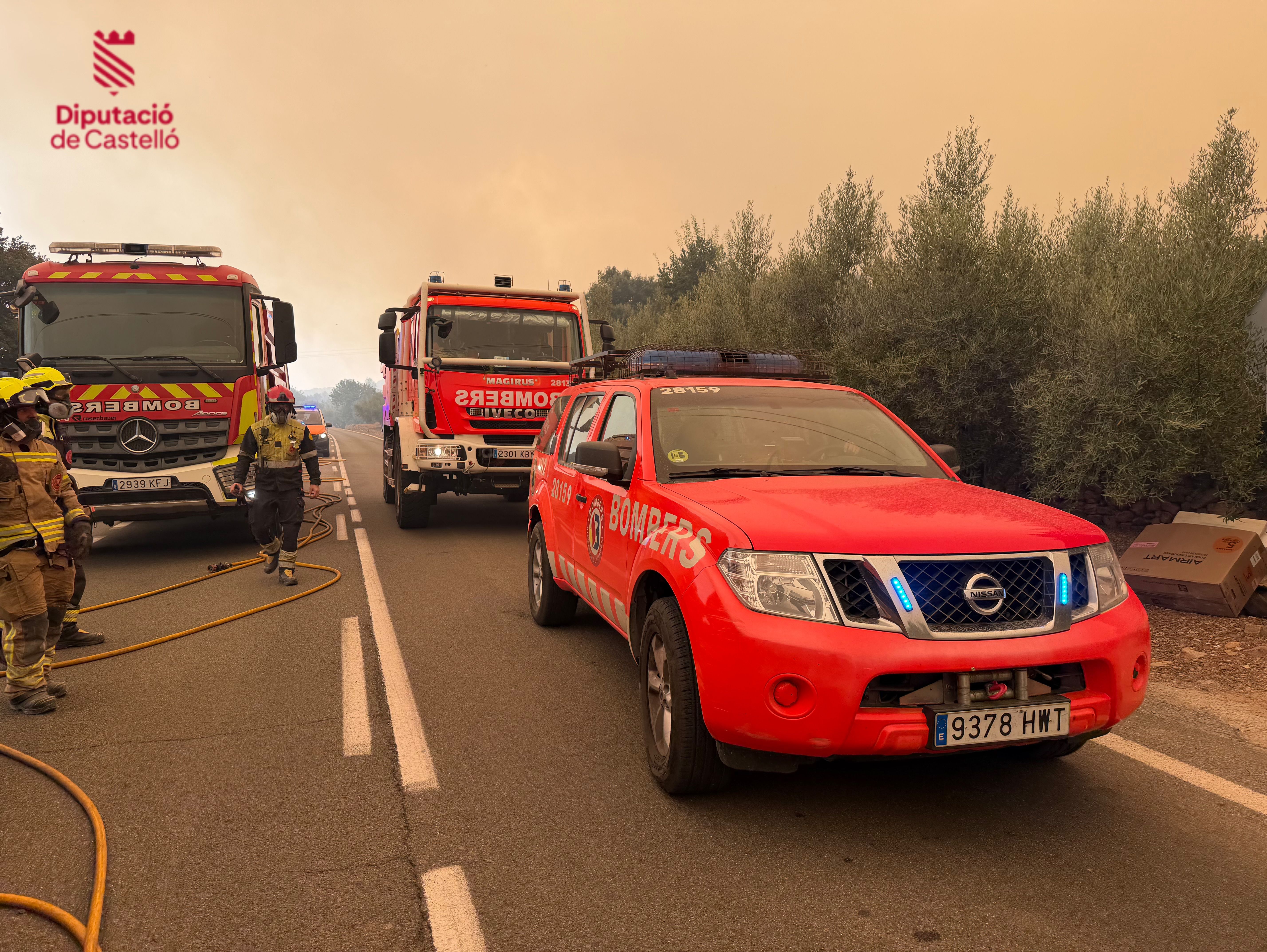 Incendio en La Vall d'Uixó - Diputación de Castellón