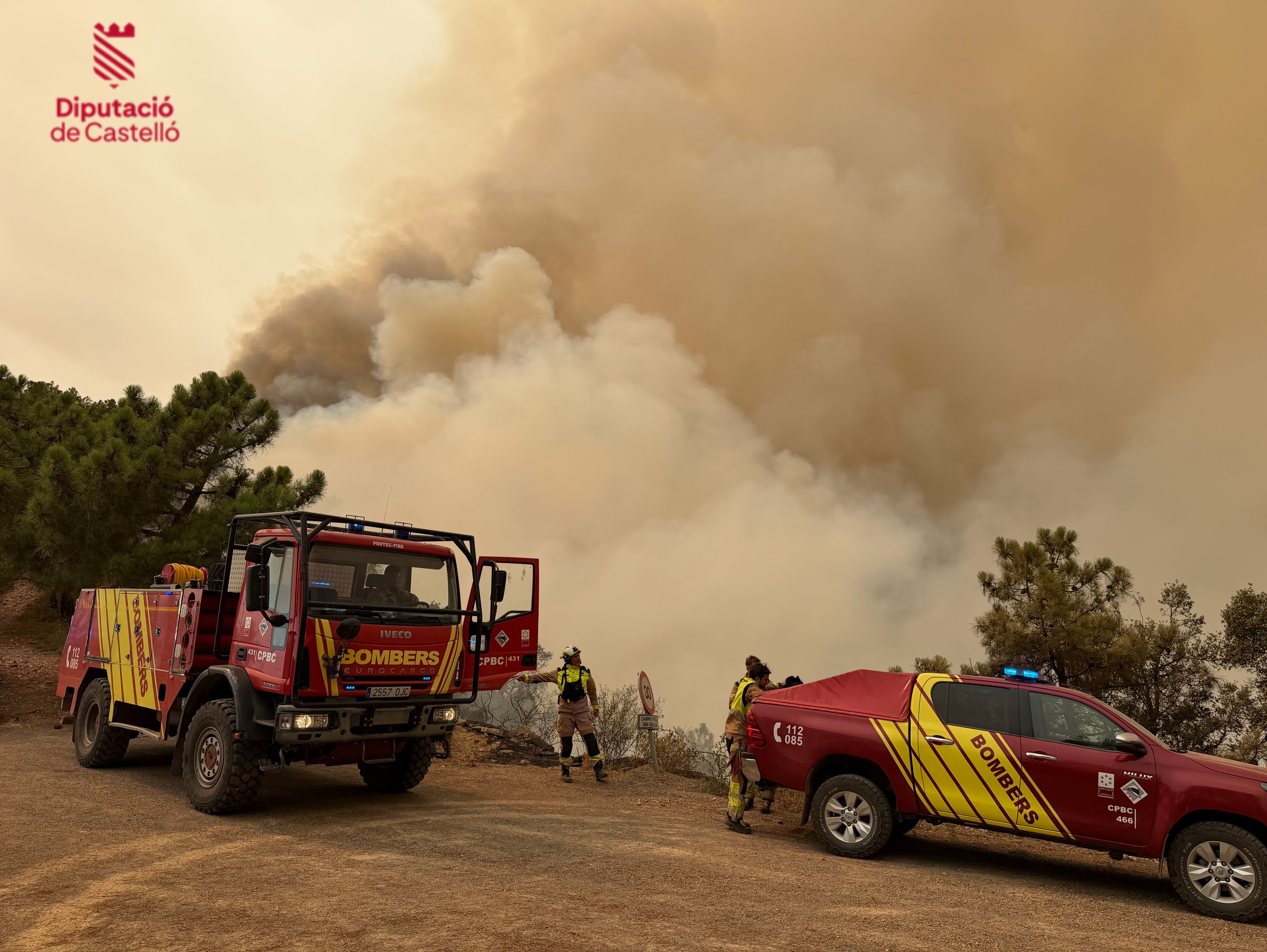 Incendi en La Vall d'Uixó - Diputació de Castelló