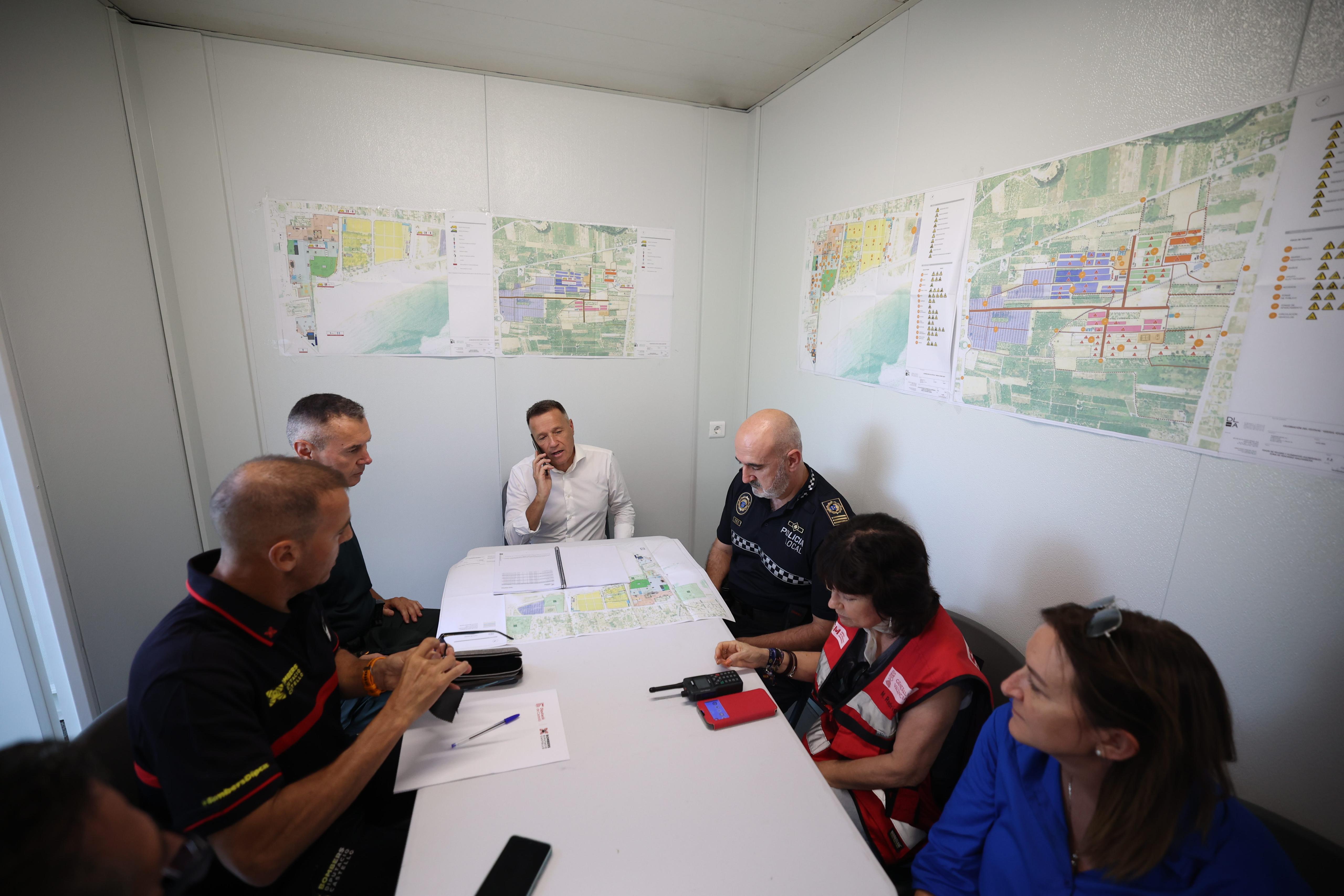 Puesto de mando preventivo del Arenal Sound 2026