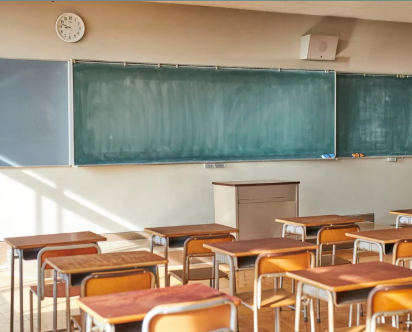 Aula de un centro educativo en Castellón