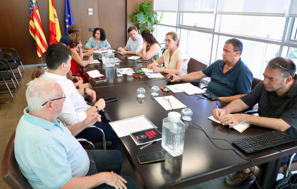 Reunión de la consellera