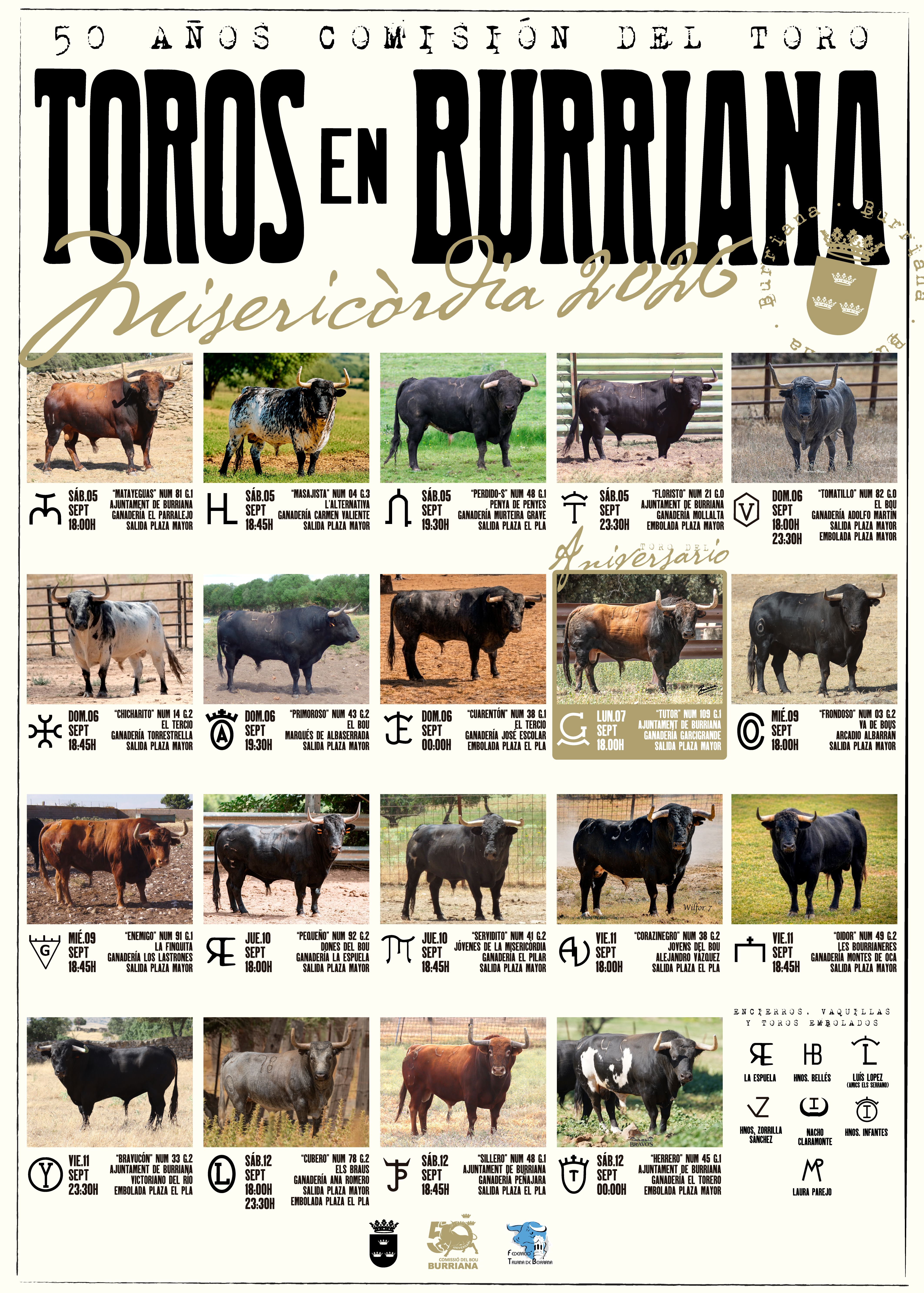 Cartel de bous de Burriana