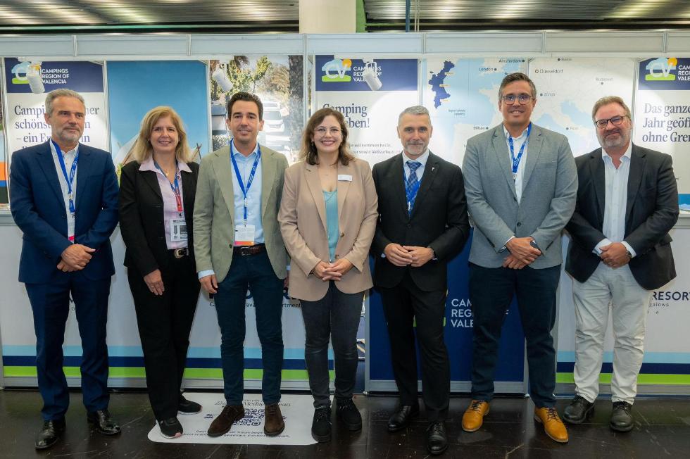 El secretario autonómico de Turismo, José Manuel Camarero, en la Caravan Salon Düsseldorf