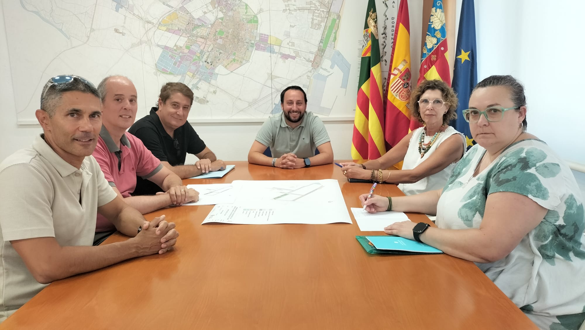 Reunió d'urbanisme a Castelló Reunió d'urbanisme a Castelló