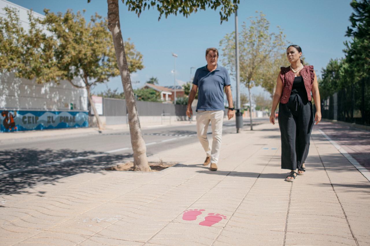 L'Ajuntament de Castelló finalitza els treballs del nou Camí Escolar del CEIP La Pineda, en el Grau