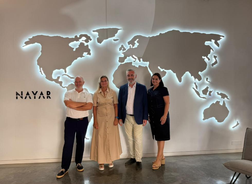 Visita institucional a la sede central de la empresa castellonense Nayar