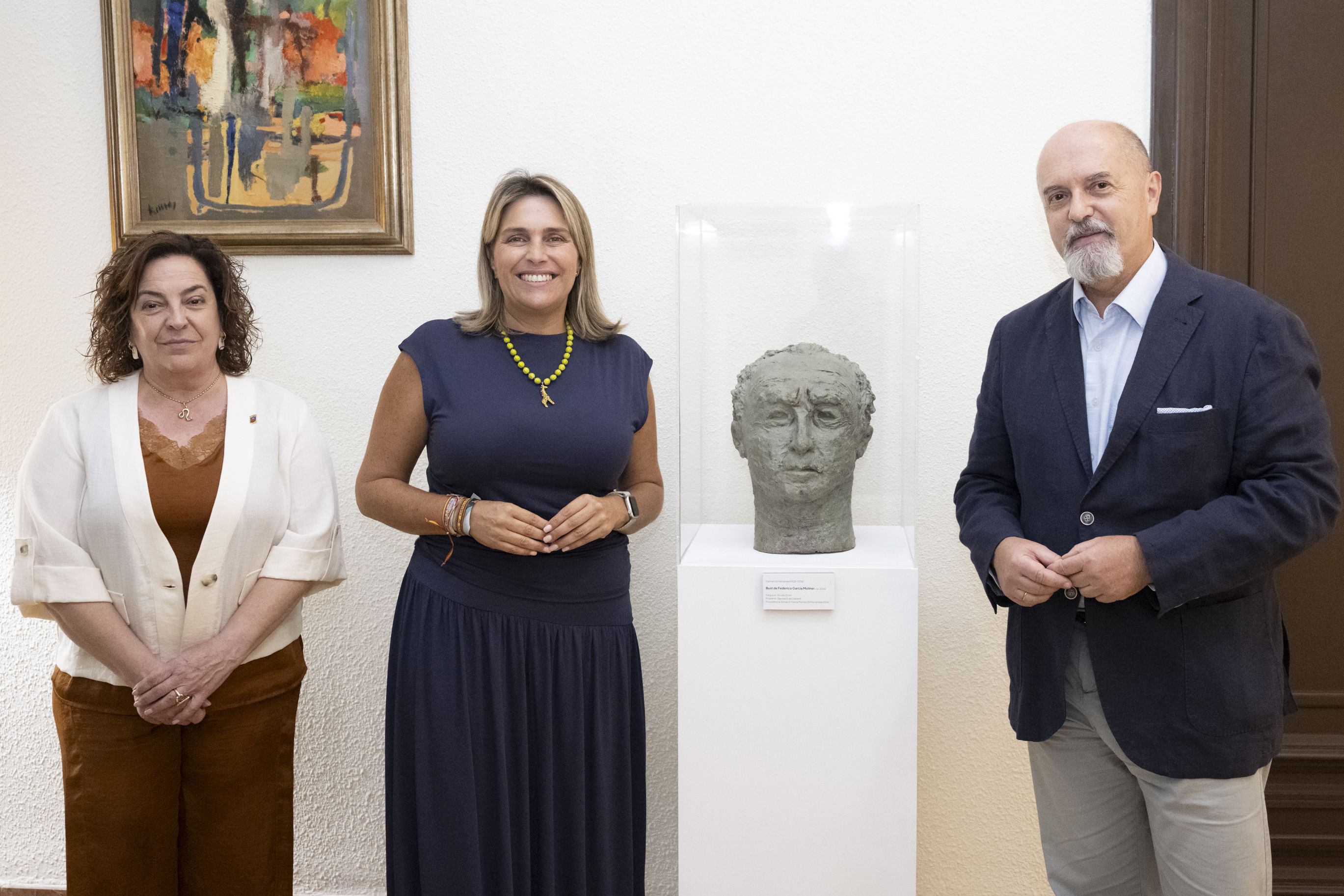 Exposición en el Palacio Provincial el busto de Federico García Moliner