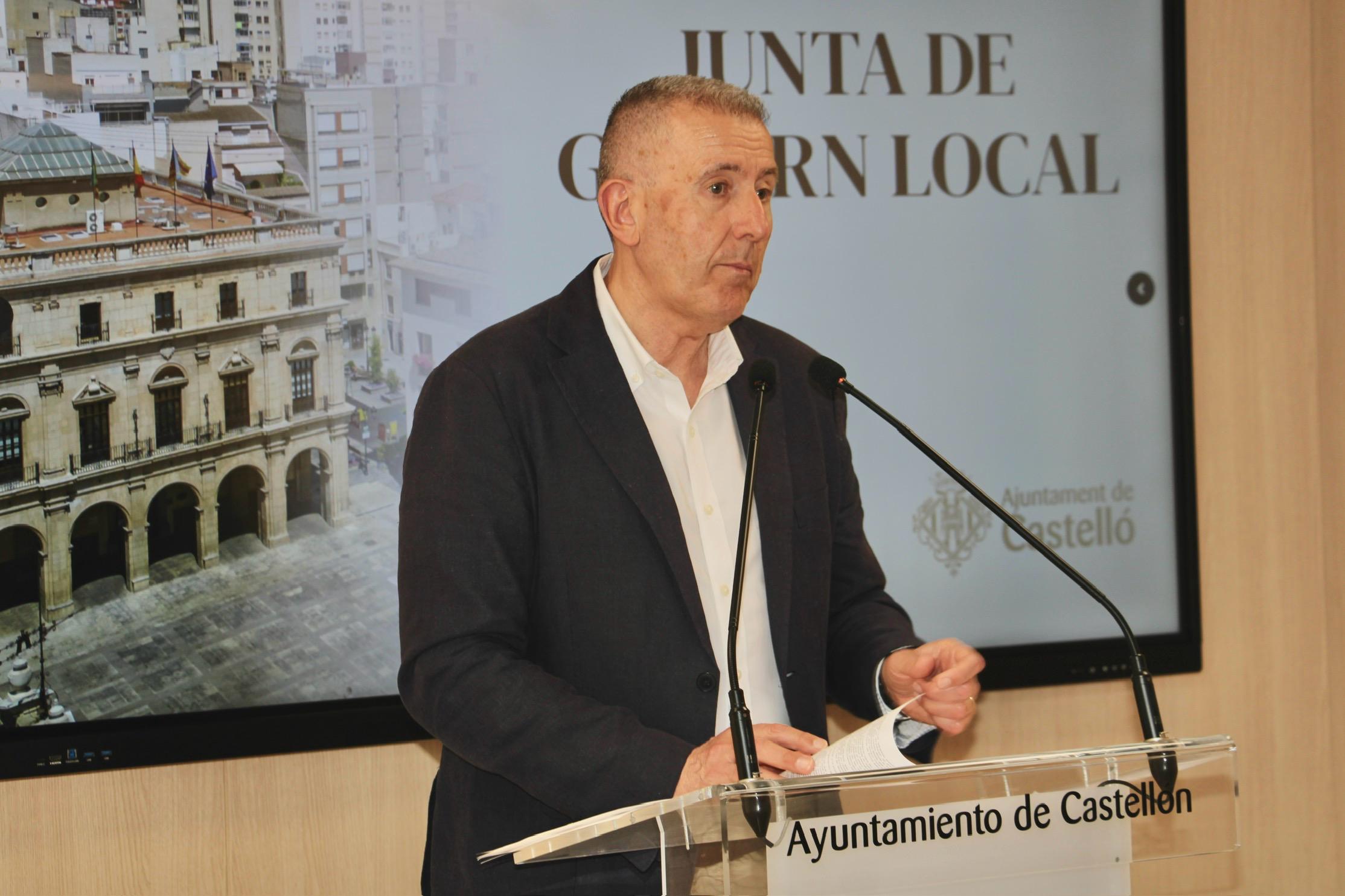 Vicent Sales, portaveu de l'equip de Govern de Castelló Vicent Sales, portaveu de l'equip de Govern de Castelló
