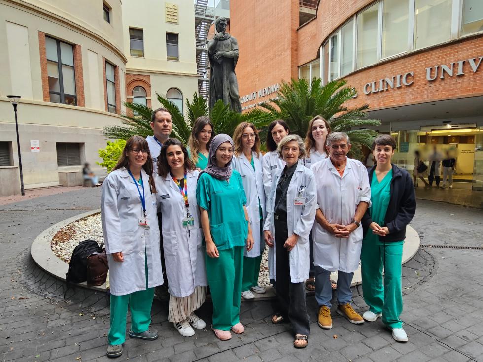 Personal del Hospital Clínico de Valencia