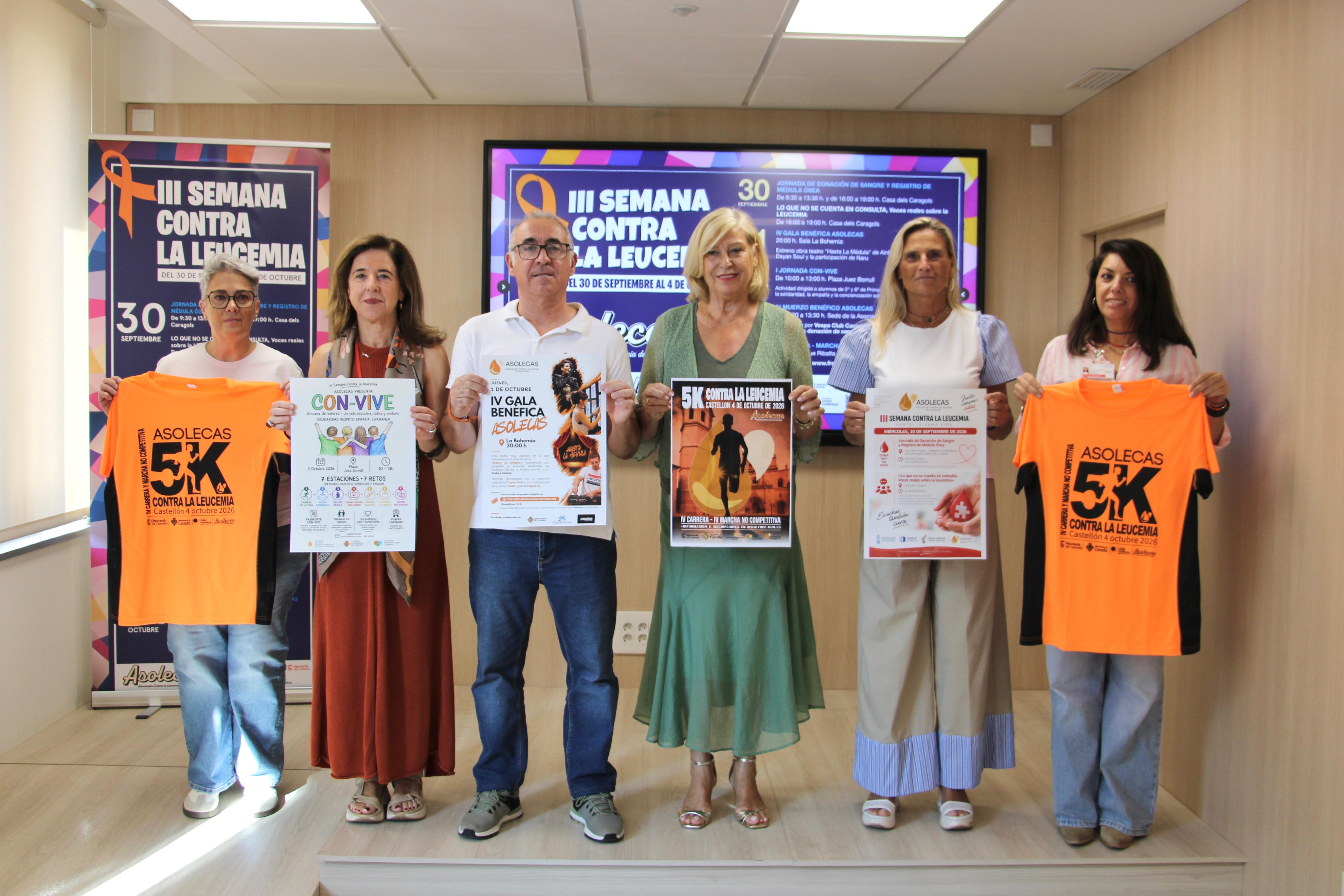 Presentació de la Setmana contra la Leucèmia a Castelló