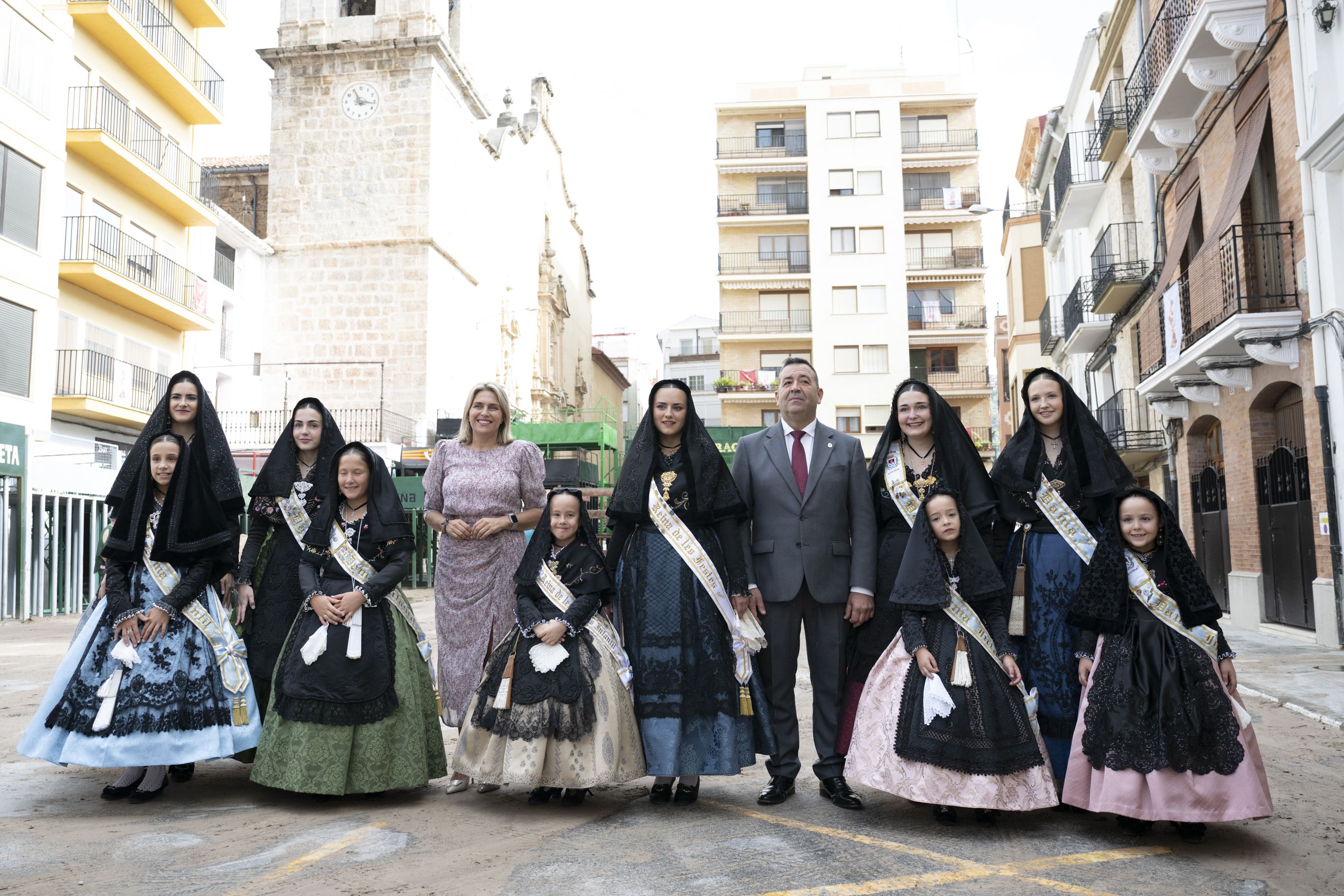 Marta Barrachina en la festivitat de San Miguel Arcàngel a Llucena