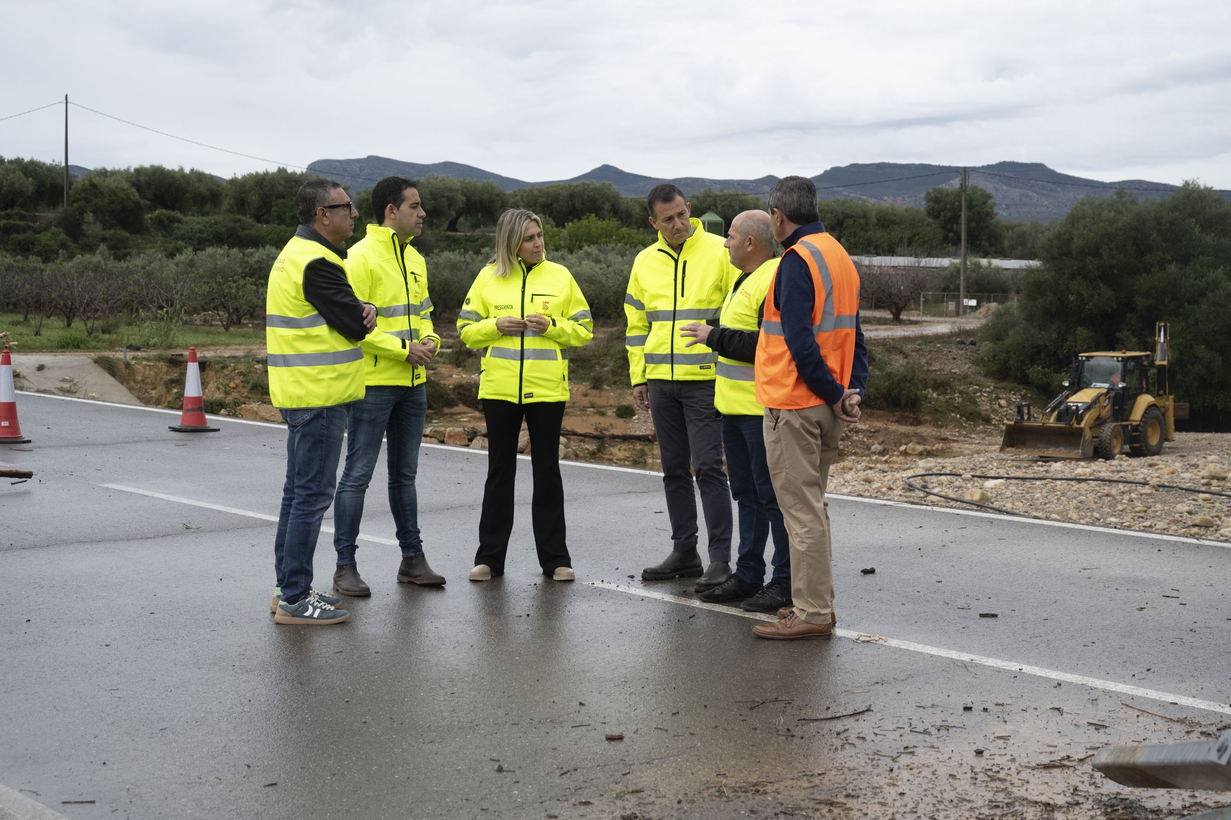 Visita institucional a una via de Castelló