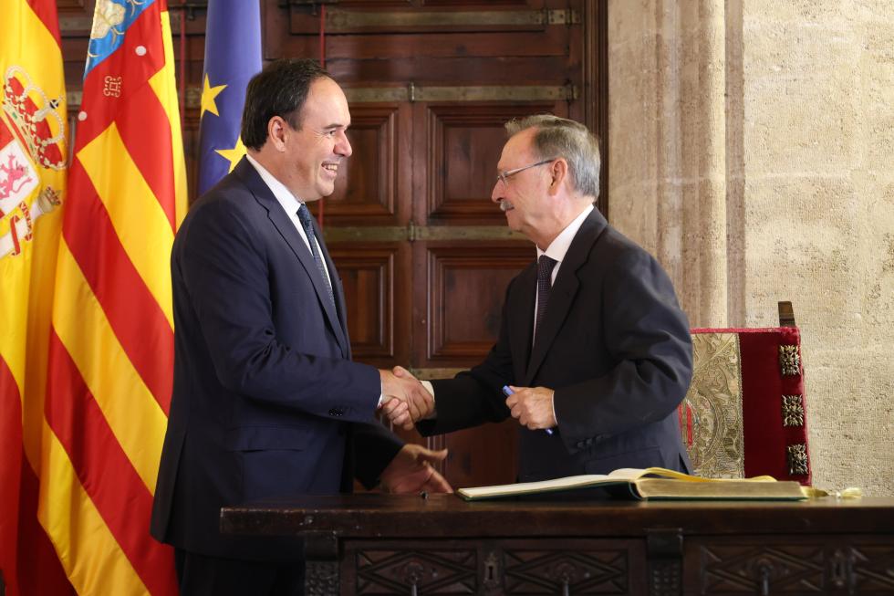 Juanfran Pérez Llorca y Juan Jesús Vivas