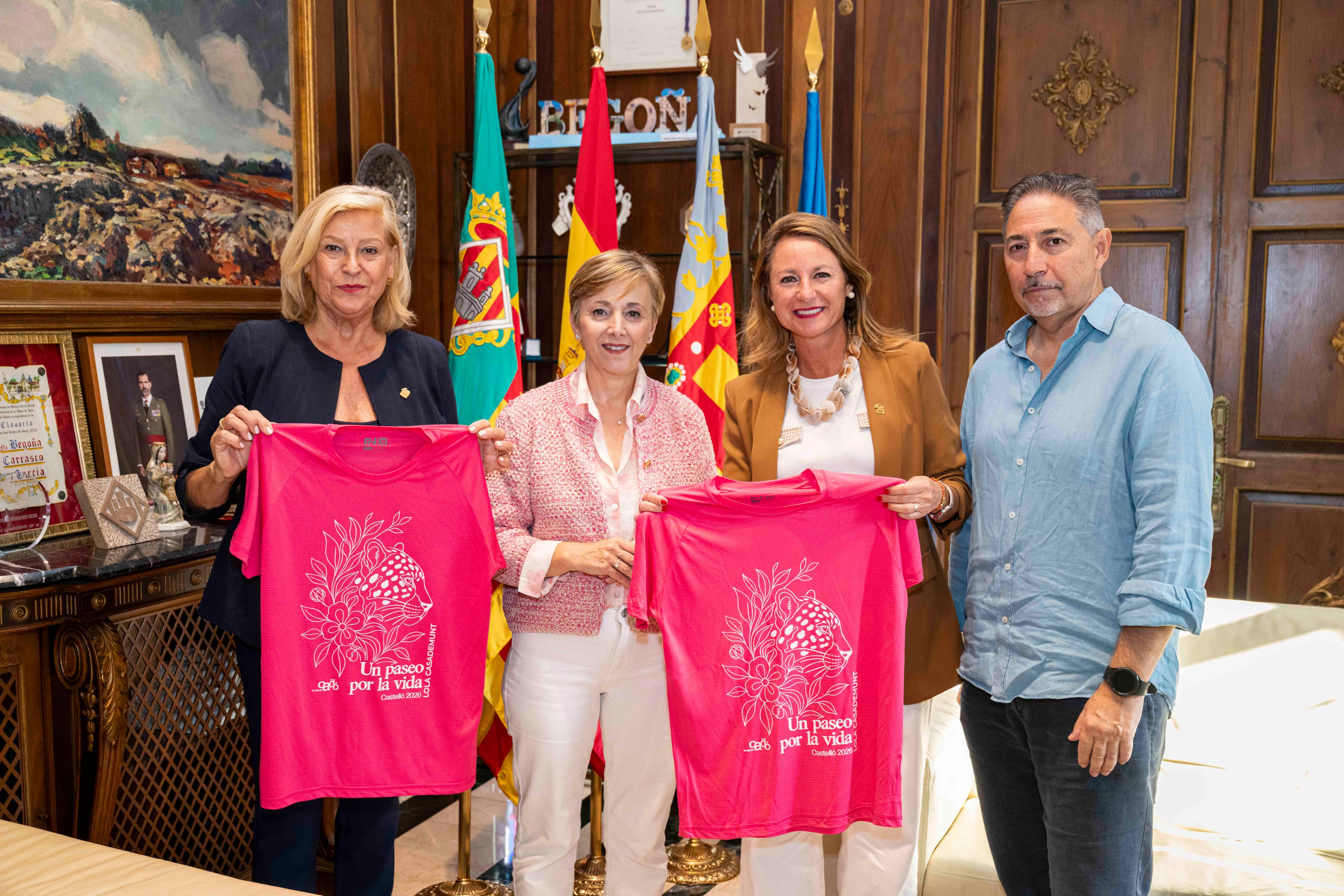 Presentació de la marxa solidària «Un Paseo por la Vida»