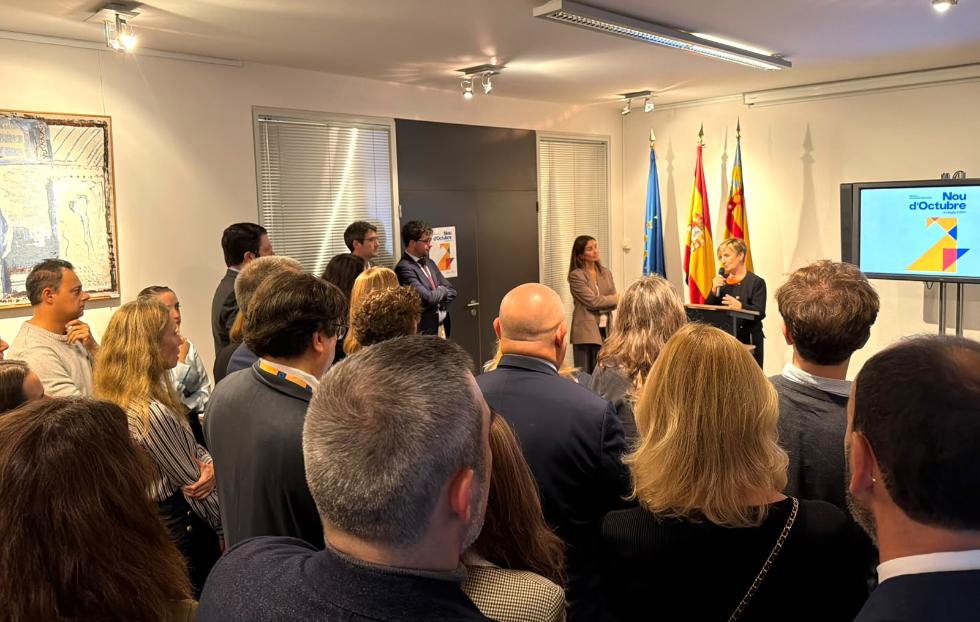 La delegación de la Comunitat Valenciana en Bruselas ha celebrado una recepción con motivo del Día de la Comunitat Valenciana
